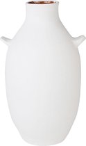 Keramische Vaas Marokko 35 CM Wit 2-oren