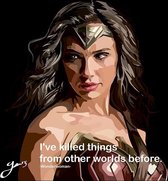 Wonder Woman Pop Art - Gal Gadot Pop Art