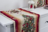 Tafelkleed  - luxe gobelinstof - Kerst - Glam - Loper 45 cm