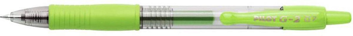 Pilot G2 Gel Ink Rollerball pen – Doos van 12 gelpennen - Medium Tip - Limoen Groen