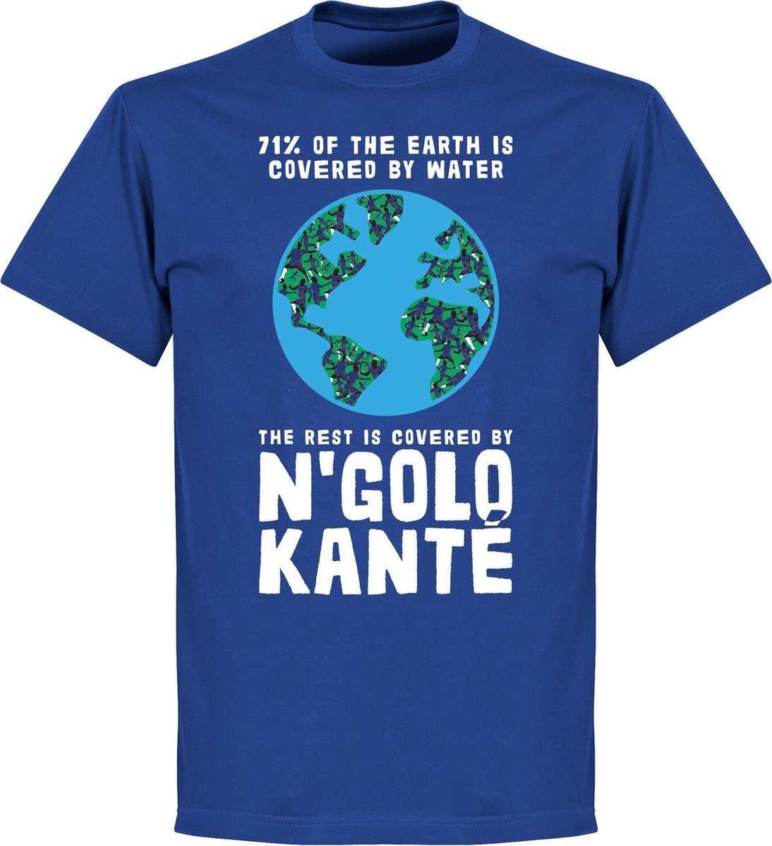 Covered By Kanté T-Shirt - Blauw - L