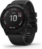 Garmin Fenix 6X PRO Smartwatch - Sporthorloge met GPS Tracker - Multisport - 10ATM Waterdicht - Zwart - Formaat horlogekast: 51 - Scherm afmetingen: 1.4