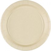 feestborden cr√®me 17,7 cm 8 stuks karton