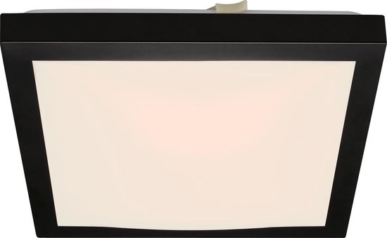 Briloner Leuchten - Led-plafondlamp, 16,5W, Backlight, 1.600 lumen, 4.000 kelvin, zwart-wit,