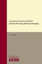 Studies in Territorial and Cultural Diversity Governance- Concurrent Powers in Federal Systems