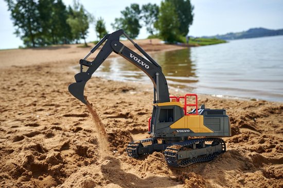 Dickie Toys RC Volvo Graafmachine - Vanaf 3 jaar - Licht en geluid - Bestuurbaar