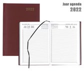 Bureau-agenda 2022 - Leader Luma A5 - Bordeaux - 1d/1p