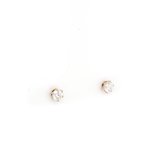 Sparkle Solitair oorstekers - Oorknopjes - 14 karaat geelgoud - 0.25 ct. diamant - Dames