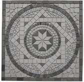 Mozaiek tegel Medallion - 60 x 60cm - Marmer - Natuurkleur 053
