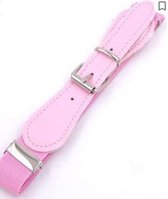 Kinder Riem Verstelbaar 40-60 cm - Licht Roze - Kunstleer / Metaal - One Size