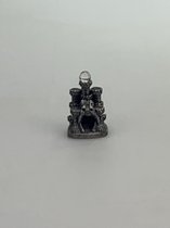 Mini Burcht van metaal met kristalletje