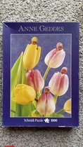Babys in Tulpen -Voorjaar -Anne Geddes 1000 Stukjes Puzzel