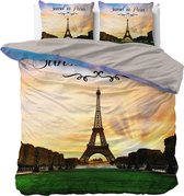 Sleeptime Sunset in Paris Dekbedovertrek - 200x200/220 + 2 kussenslopen 60x70 - Multi - Tweepersoons