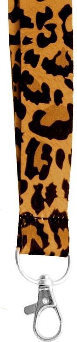 Luipaard Keykord - Sleutelkoord - Lanyard  48 cm