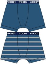 Woody  Jongens Short Duopack Blauw 14A