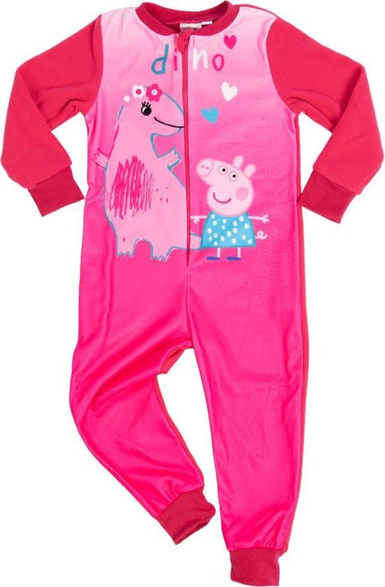 Peppa Pig - Grenouillère / Combinaison / Pyjama - Rose - taille 110/116 |  bol.com