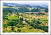 Poster Toscane - Anton van Beek Collectie 21x30 cm