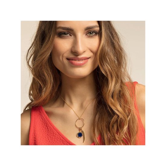 Elegante veer ketting van sterling zilver