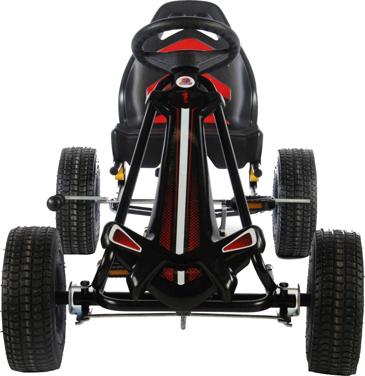 Volare Go Kart Racing Car - Jongens - Groot - Luchtbanden - zwart — afbeelding 10