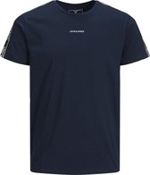 JACK&JONES JUNIOR JCOTAPING TEE SS CREW NECK JR Jongens T-shirt - Maat 128