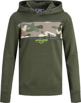 JACK&JONES JUNIOR JJSOLDIER SWEAT HOOD JR Jongens Trui - Maat 152