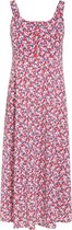 Cassis - Female - Lange jurk met bloemenprint  - Rood