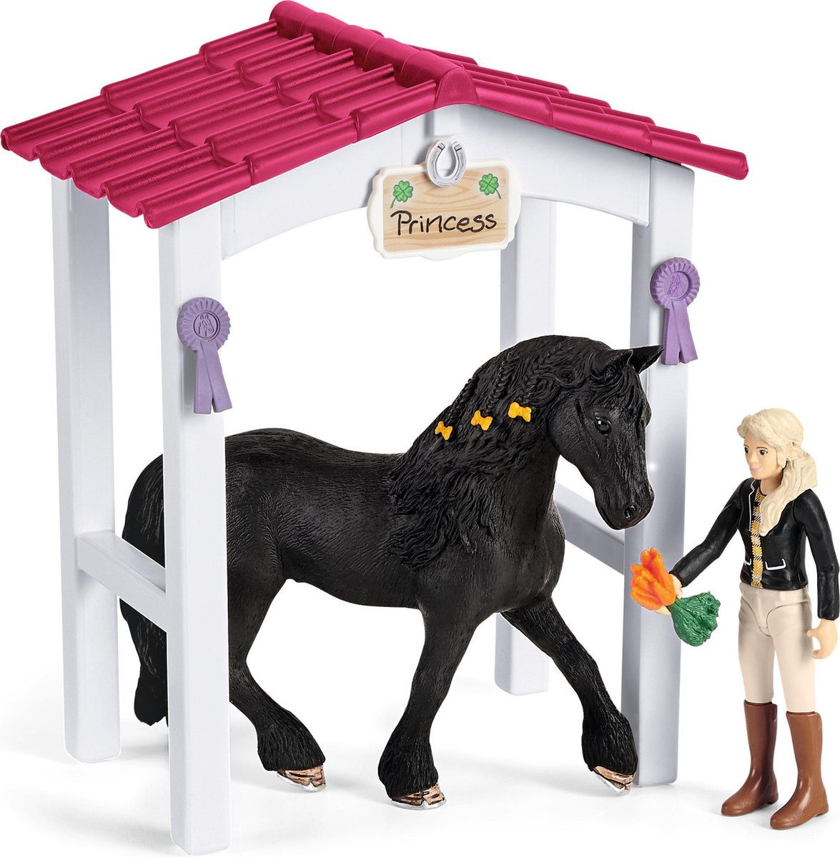 schleich HORSE CLUB - Speelfigurenset - Paardenstal met Horse Club Tori & Princess - Kinderspeelgoed voor Jongens en Meisjes - 5 tot 12 jaar - 14 Onderdelen - 42437 — afbeelding 8