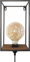 Block Rack Wandlamp Zwart 427508