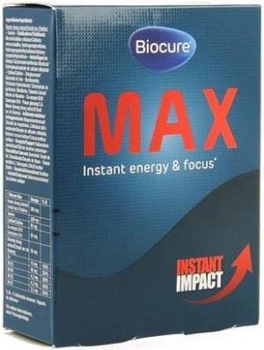 Goedkoopste BIOCURE MAX 30 TABLETTEN