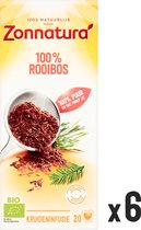 Zonnatura Rooibos 100% Biologische thee - 6 x 20 zakjes - NL-BIO-01
