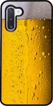 - ADEL Siliconen Back Cover Softcase Hoesje Geschikt voor Samsung Galaxy Note 10 - Pils Bier