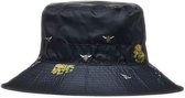 Joules regenhoedje Donkerblauw met bloemen-OS