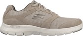 Skechers Flex Advantage 4.0-Woodland Heren Sneakers - Taupe /Trim - Maat 42