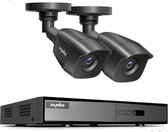 Sannce beveiligingscamera set met 2 camera’s ( FULL-HD ) en 1tb Harde schijf – plug and play – Nederlandse helpdesk
