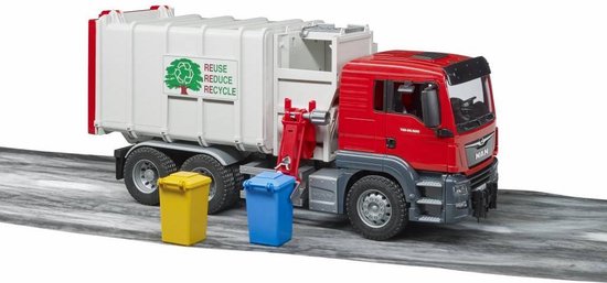 Bruder - MACK Granite Camion à ordures avec chargeur latéral
