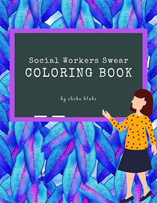 How Social Workers Swear Coloring Book for Adults (Printable ... - cover