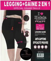 Shape ware - corrigerende legging - extra hoge taille band - Corset - 3/4 Dames Legging - XL/XXL