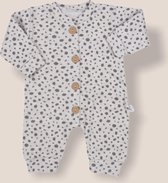 Eliz Baby Boxpak Onesie Stippen Grijs/Zwart Maat 80