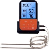 Professionele Vleesthermometer - Digitaal BBQ Thermometer Draadloos - Kernthermometer - Oventhermometer - BBQ thermometer draadloos & Vleesthermometer in 1 - BBQ accesoires Meater