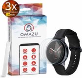 OMAZU 3D Flex TPU Screenprotector Geschikt voor Samsung Galaxy Watch Series 2 / 4 / 5 - 40MM, 3 Pack