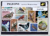 Duiven – Luxe postzegel pakket (A6 formaat) : collectie van 50 verschillende postzegels van duiven – kan als ansichtkaart in een A6  envelop - authentiek cadeau - kado -kaart - die