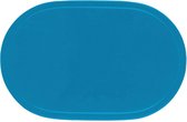 Westmark Set de 4 sets de table, 45,5 x 29 cm, vinyle, bleu/bleu clair, collection Saleen : Fun