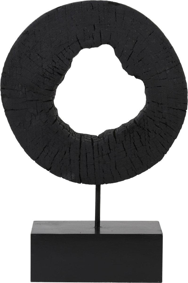 Light & Living Ornament op voet 30x10x43cm XERRA hout zwart