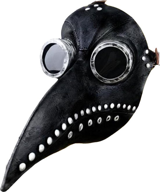 Snavel masker (Pest dokter) zwart-grijs | bol.com