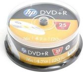 DVD+R HP 4,7GB 25Pcs Cakebox 120Min Gold Protection Surface