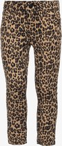Ai-Girl meisjes jeans met luipaardprint - Bruin - Maat 122
