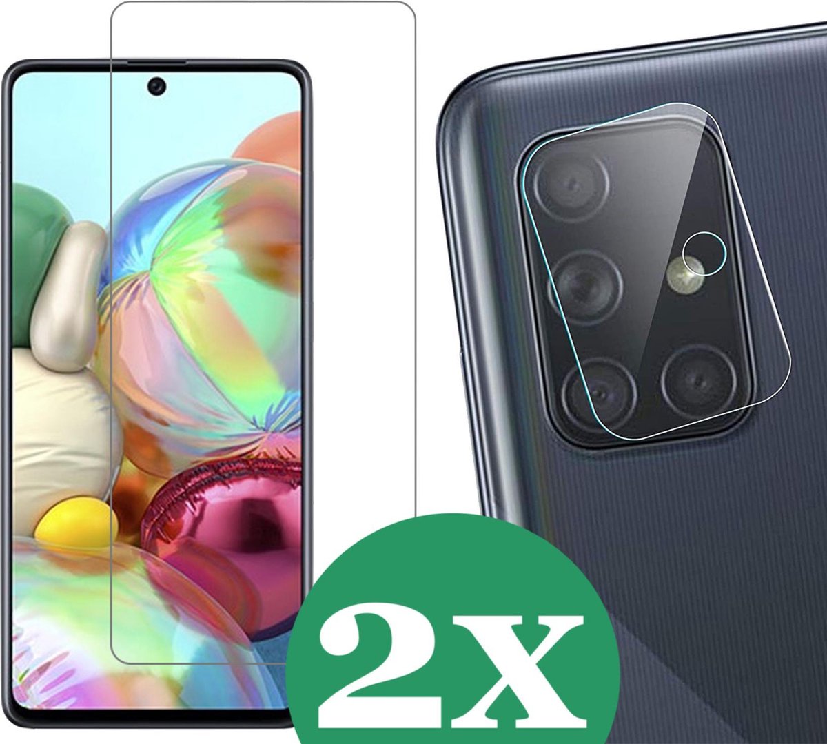 Samsung A71 Screenprotector Samsung Galaxy A71 Screen Protector Glas