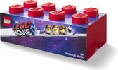 LEGO Movie 2 - Opbergbox Brick 8 - Rood - 12L - 50x25x18cm