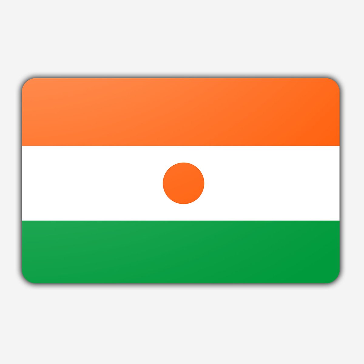 Vlag Niger - 70 x 100 cm - Polyester