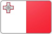 Vlag Malta - 150 x 225 cm - Polyester